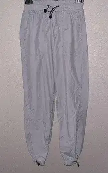 Fashion Nova  gray wind breaker jogger pants women's size medium