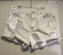 BlankNYC White Denim Shorts - Size 28