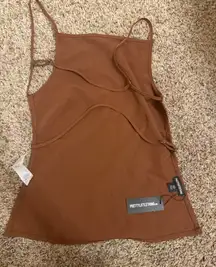 Pretty Little Thing Brown Top