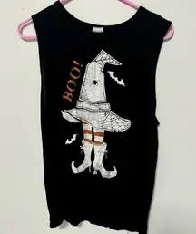 COPY - Halloween Witch Boo Tank Top Women’s M