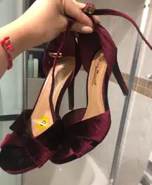 Red Velvet Heels