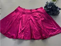 NEW WITH TAGS!‎ Kate Kasin Skirt Womens M Pink Metallic Pleated Mini Party Dance