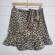 Just Quella Animal Print Mini Skirt. Size: 12-14