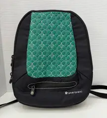 Sherpani Quilted Green and Black Backpack