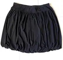 LANE BRYANT | Black Bubble Hem Mini Skirt Sz 22/24