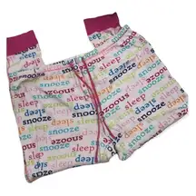 Sonoma pink waffle knit 2 pc drawstring pajama pant