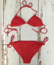 OP RED BIKINI SIZE M (7-9)