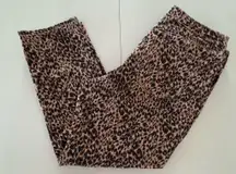 terra & sky | ladies plus size leopard print jeans. Size: 22W
