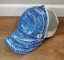 Billabong Blue Printed Mesh Snapback Women’s Hat