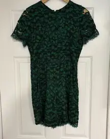 Zara Green Lace‎ Romper Size Small