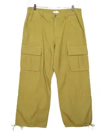 KUT FROM THE KLOTH Olive Erika Mid Rise Utility Cargo Pant Cinched Women's 12