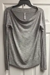 Athleta Studio Barre Modal Off-The-Shoulder Sweatshirt Size Small