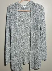 J. Jill Black and White Knit‎ Oversized Cardigan | Small