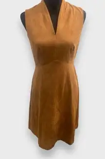 Alex Marie Women's‎ Burnt Orange / Brown Fit & Flare Sleeveless Dress - Size 4