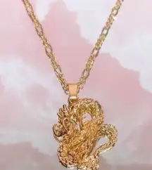 NEW Dragon Charm Pendant Necklace