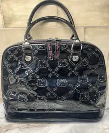 Loungefly Sanrio Hello Kitty Bowler Tote Large Bag Embossed City Bag Pink Inside