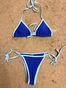 Shein Bikini Set Blue