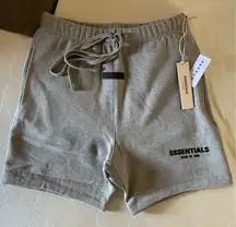 Essentials dark oatmeal shorts size XS