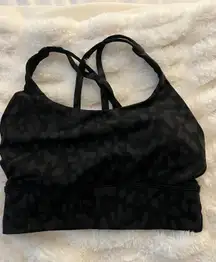 Black Sports Bra