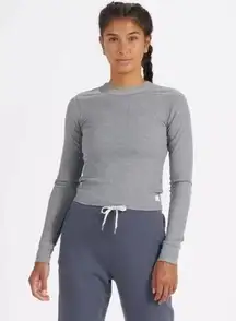 Vuori Mudra Long Sleeve Gray Medium