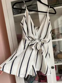 WORN ONCE flowy Romper