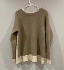Soft Surroundings Tundra Sweater Colorblock Medium M