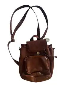 Kenneth Cole Brown Backpack Small Purse Convertible