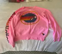 Pink Aviator Nation Crewneck