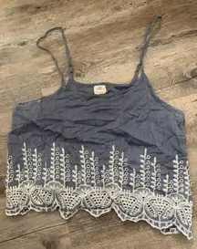 Spaghetti strap crop top 