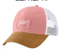 Carhartt  Women Canvas Mesh-Back trucker Cap pink camel NWT