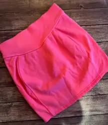 Lululemon Scuba High-Rise Mini Skirt — Glaze Pink — Size S