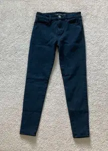 American eagle black high rise jean jeggings in size 0 short