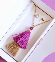 Lily Sky Boho Long Necklace & Earring Set