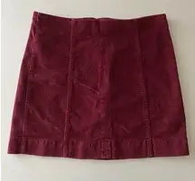 Jolt  Dark Red Mini Skirt size 9