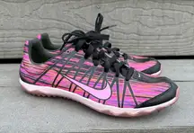 Nike Rival XC Running Rubber Sole Track & Field Shoes Pink/Black Womens