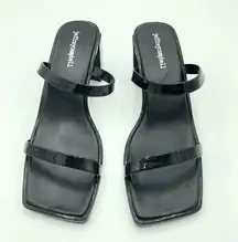 NWOT Black Jeffrey Campbell Jamm-3 Jelly Slide Sandal Heels Size 10