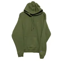 Champion Embroidered Logo Hoodie Sweatshirt Mens M Athleisure Activewear Comfort