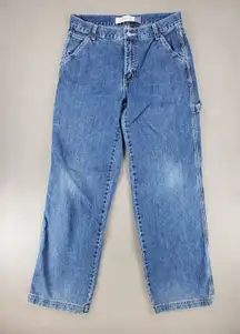 GAP Jeans Carpenter Y2K 2000s Vintage Hammer Loop Baggy Wide Women's 6 Hong Kong