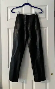 Aritiza Black Leather Pants 