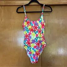 Primark Cares Bright Floral One Piece Swimsuit Size 4