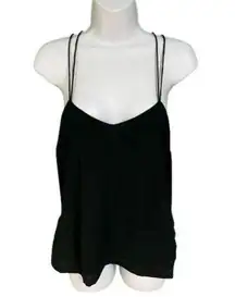 Candies Black Double Strap Dressy Tank