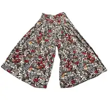Vtg OUTBACK RED Gaucho Pants S Floral Flowy Wide Leg Cowgirl Western Boho 90s