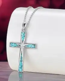 Fancy Cross Necklace NWT