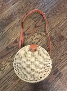 Circular Woven Purse