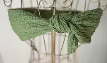 Princess Polly green knot front bandeau top size 0