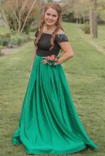 Two Piece Prom Dress