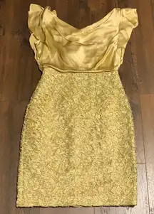 New with tags beautiful gold special occasion dress