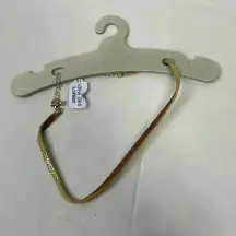 Urban Outfitters Allie leather choker necklace NEW with tags Gold Faux Leather