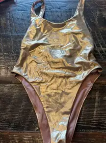 Forever 21 gold swimsuit size S. Great condition