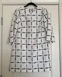 BCBG Black & White Dress 